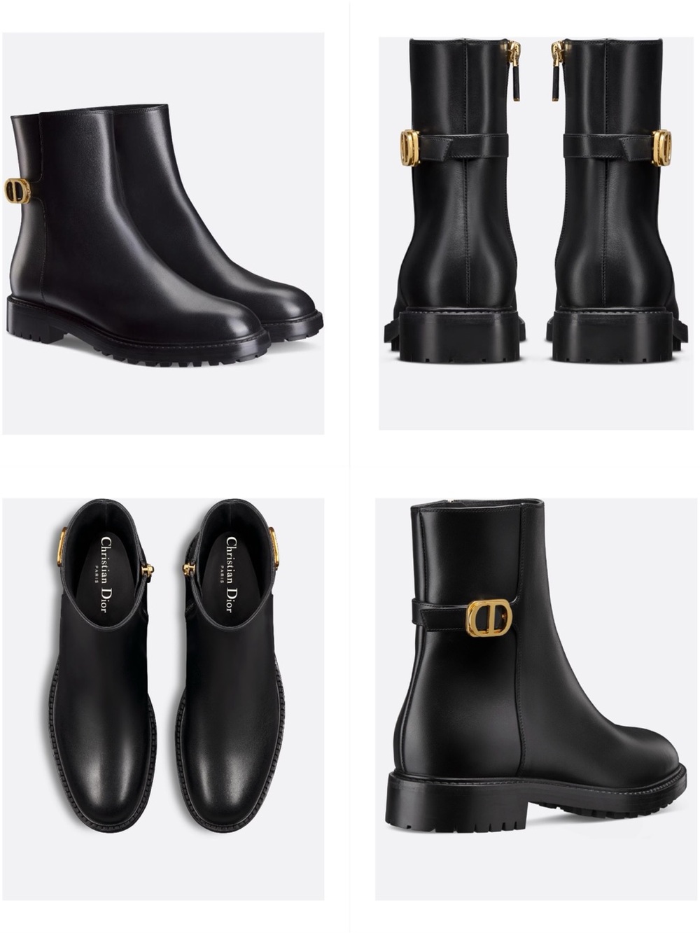 Dior 30 Montaigne Short Boots In Black
$1,895 37